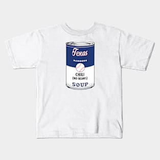 Texas Rangers Soup Can Kids T-Shirt